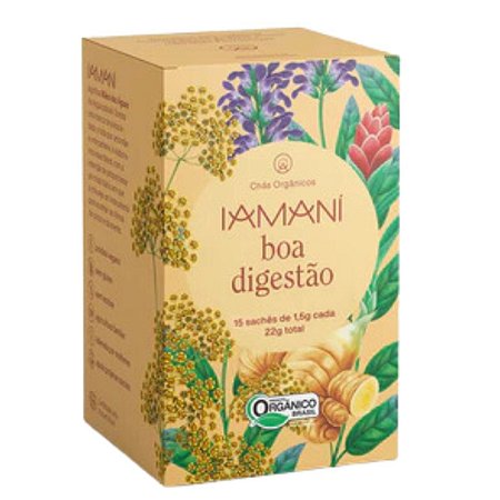 CHA BOA DIGESTAO ORG 15 saches IAMANI