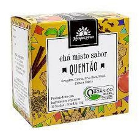 CHA MISTO QUENTAO ORG 10 saches KAMPO