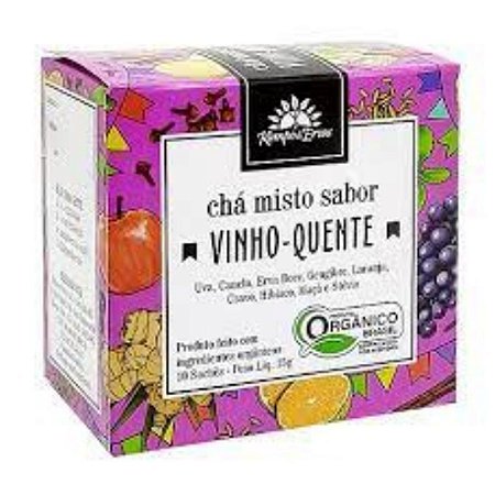 CHA MISTO VINHO QUENTE ORG 10 saches KAMPO