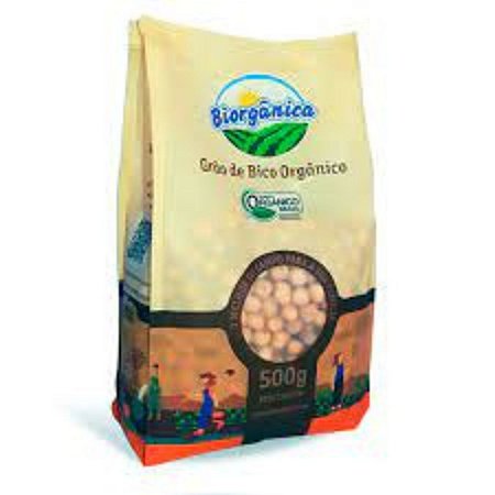 GRAO DE BICO ORGANICO 500g BIORGANICA