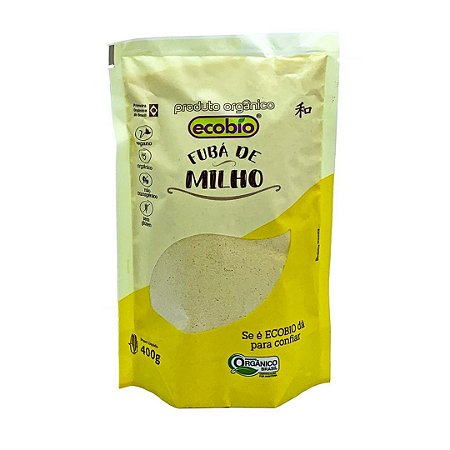 FUBA DE MILHO ORGANICO 400g ECOBIO