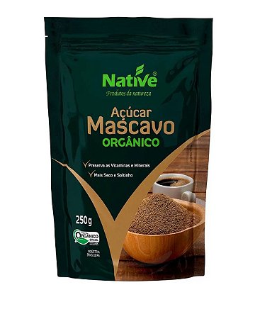 ACUCAR MASCAVO ORG 250g NATIVE