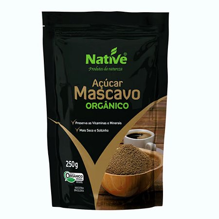 ACUCAR MASCAVO ORG 250g NATIVE