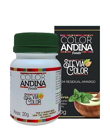 STEVIA PURA EM PO 20g COLOR ANDINA