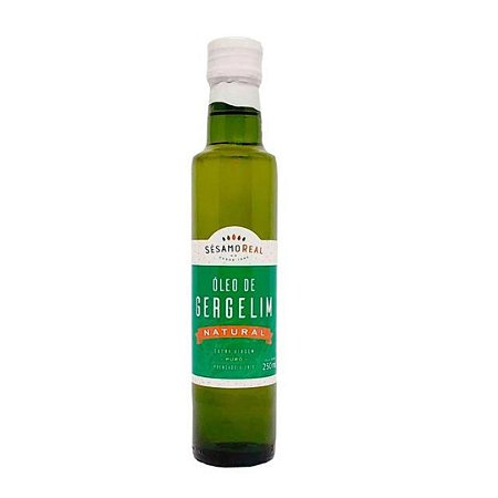 OLEO DE GERGELIM NATURAL 250ml SESAMO REAL