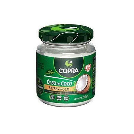 OLEO DE COCO EXTRA VIRGEM 200g COPRA