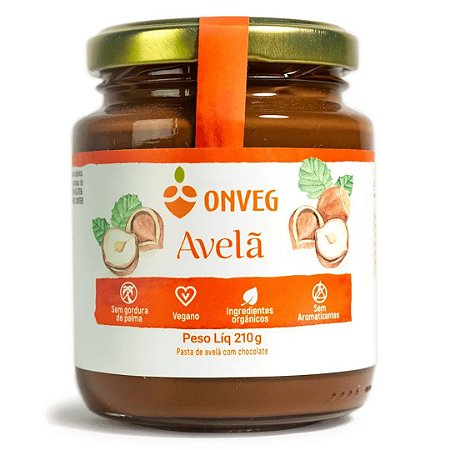 PASTA DE AVELA 210g ONVEG