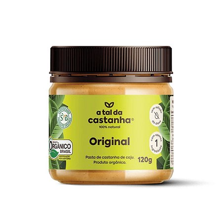 PASTA DE CASTANHA ORIGINAL ORG 120g A TAL CASTANHA
