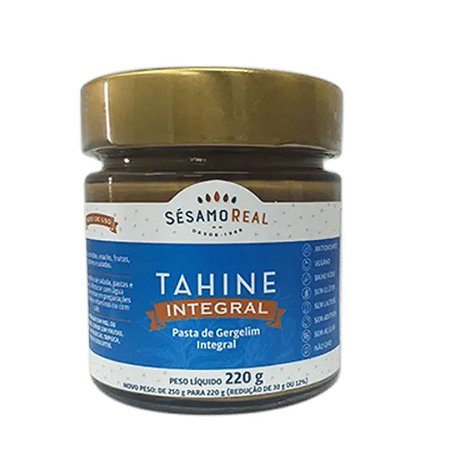 TAHINE INTEGRAL 220g SESAMO REAL