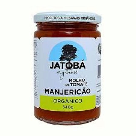 MOLHO TOMATE MANJERICAO ORG 340g JATOBA