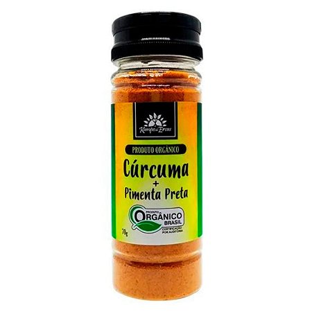 TEMPERO CURCUMA C/PIMENTA PRETA ORG 70g KAMPO