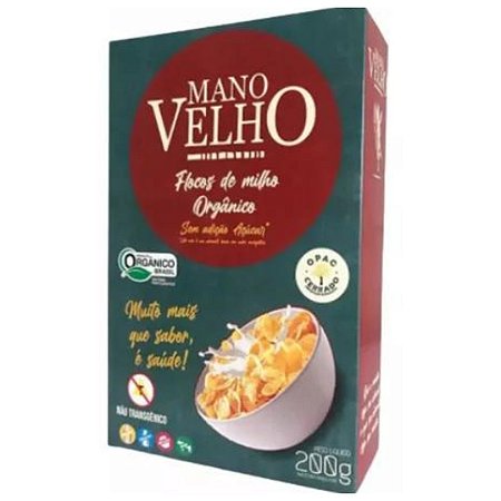 CEREAL MATINAL ORG SEM ACUCAR 200g MANO VELHO