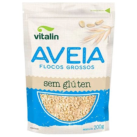 AVEIA EM FLOCOS SEM GLUTEN 200g VITALIN