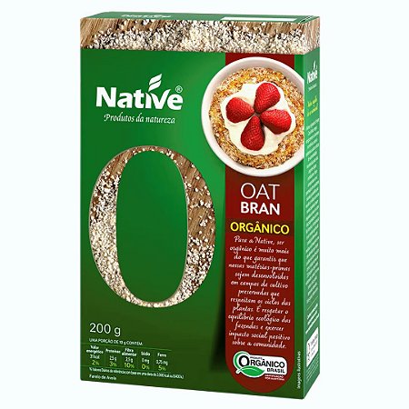 FARELO DE AVEIA ORG 200g NATIVE