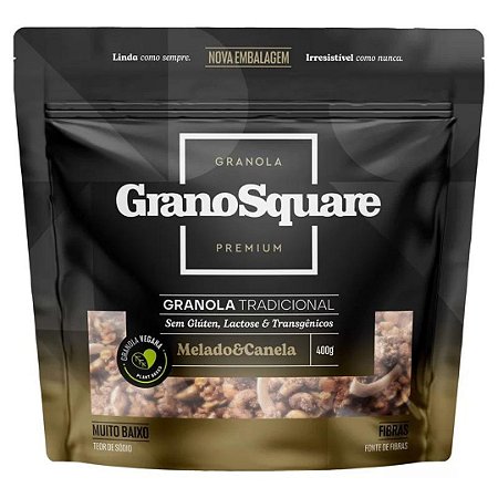 GRANOLA TRADICIONAL MELADO/CANELA 200g GRANO SQUARE