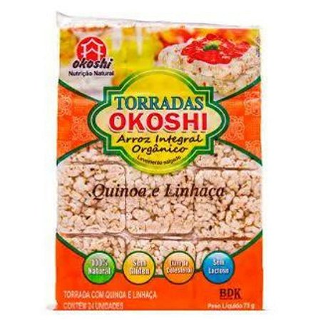TORRADA ARROZ ORG QUINOA 75g OKOSHI