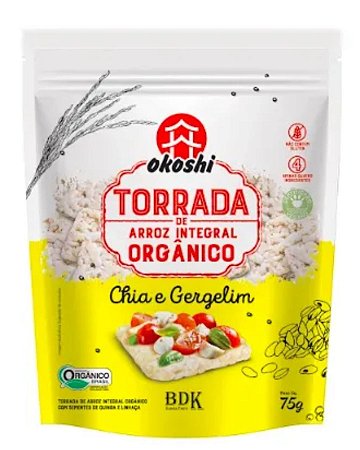 TORRADA DE ARROZ GERGELIM ORG 75g OKOSHI