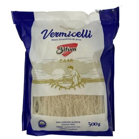 MASSA DE ARROZ BIFUN S/GLUTEN 200g VERMICELLI