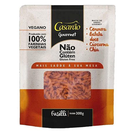 FUSILILI PARAFUSO CENOURA/BAT.DOCE 300g CASARAO