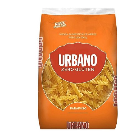 MACARRAO PARAFUSO SEM GLUTEN 500g URBANO