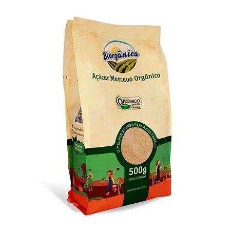 ACUCAR MASCAVO ORGANICO 500g BIORGANICA