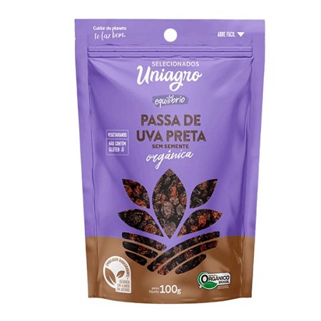 UVA PASSA ORG 100g UNIAGRO