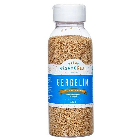 GERGELIM NATURAL BRANCO 180g SESAMO REAL