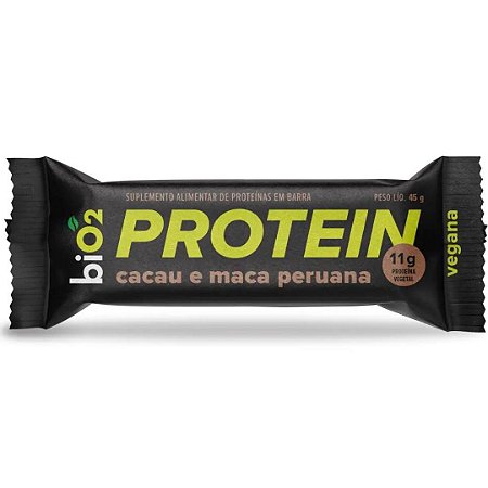 PROTEIN BAR SABOR CACAU E MACA PERUANA 45g BIO2