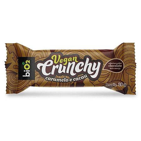 BARRA VEGAN CRUNCHY CARAMELO 28g BIO2