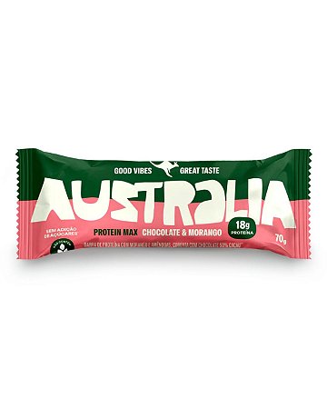 BARRA PROTEICA VEGANA MORANGO/CHOCOLATE 70g HARTS
