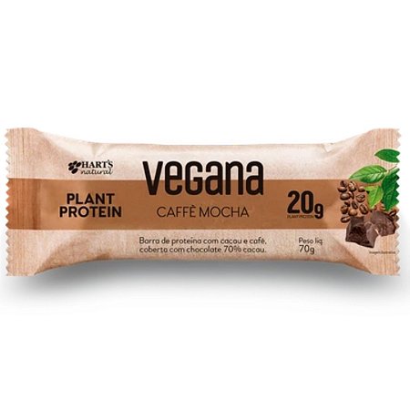 BARRA PROTEICA VEGANA CAFFE MOCHA 70g HARTS