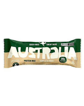 BARRA PROTEICA VEGANA VANILLA COM COCO 70g HARTS
