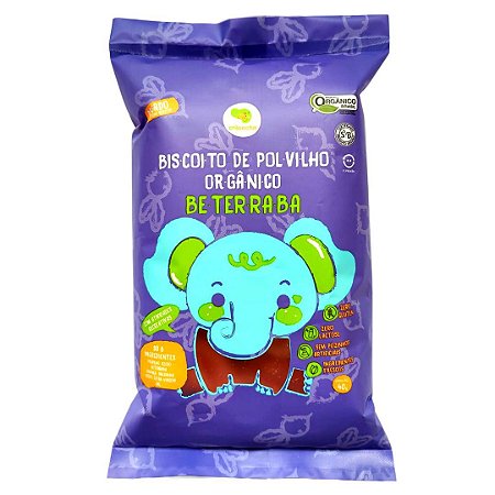 BISCOITO DE POLVILHO BETERRABA 40g CRILANCHA