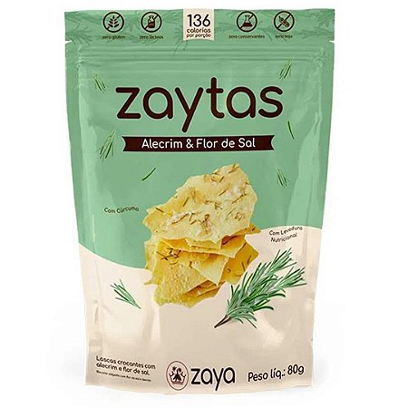 ZAYTAS ALECRIM E FLOR DE SAL 80g ZAYA