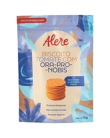 BISCOITO DE TOMATE E ORA-PRO-NOBIS 70g ALERE