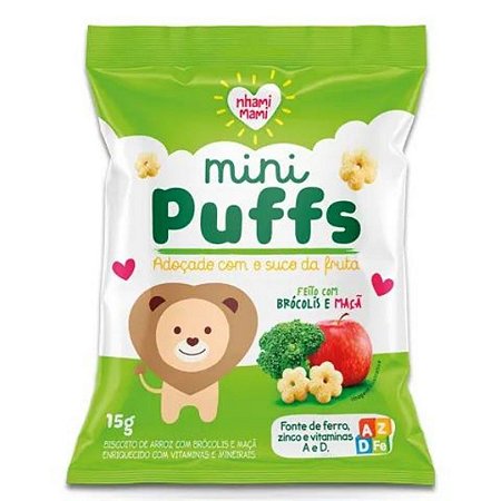 MINI PUFFS BROCOLIS/MACA 15g NHAMI