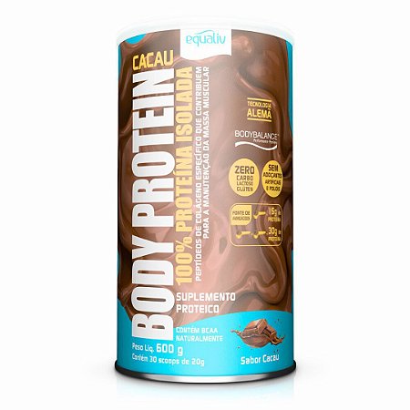 BODY PROTEIN CACAU 600g EQUALIV