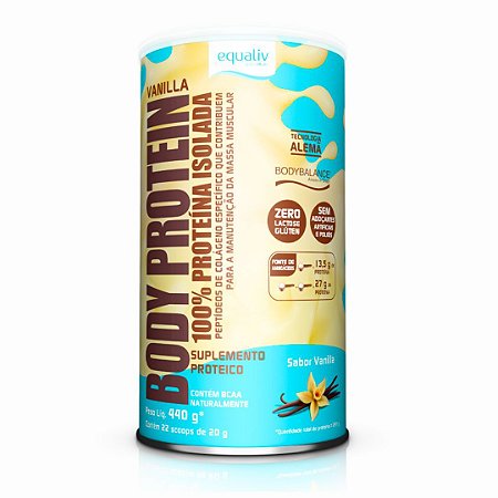 BODY PROTEIN VANILLA 440g EQUALIV