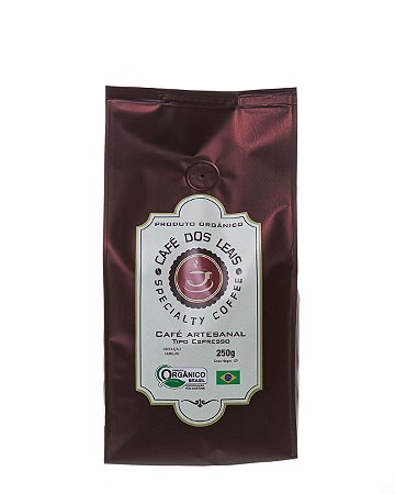 CAFE EM GRAO ORG 250g DOS LEAIS