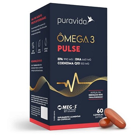 OMEGA 3 PULSE 60caps PURAVIDA