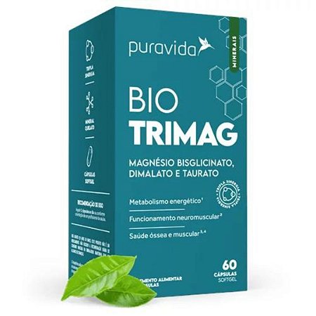 BIO TRIMAG 60caps PURAVIDA
