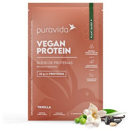 VEGAN PROTEIN VANILLA sache  35g PURAVIDA