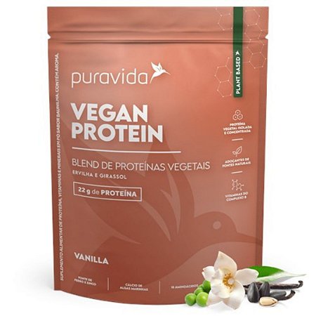 VEGAN PROTEIN VANILLA 450g PURAVIDA