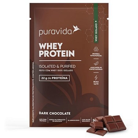 WHEY ISOLADO CHOCOLATE sache 30g PURAVIDA