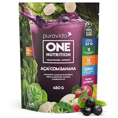 ONE NUTRITION PROTEIN ACAI  450g PURAVIDA