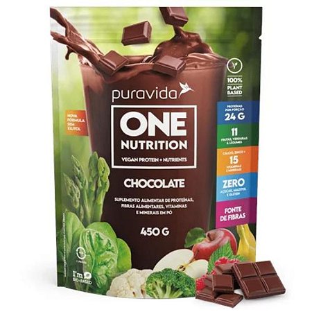 ONE NUTRITION PROTEIN CHOCOLATE 450g PURAVIDA