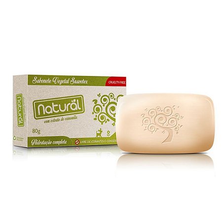 SABONETE VEGETAL CAMOMILA 80g CONTENTE