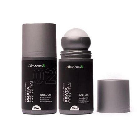 DESODORANTE DE PRATA COLOIDAL 55ml ALMACURA