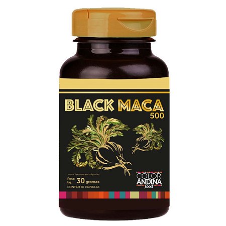 BLACK MACA 60caps COLOR ANDINA