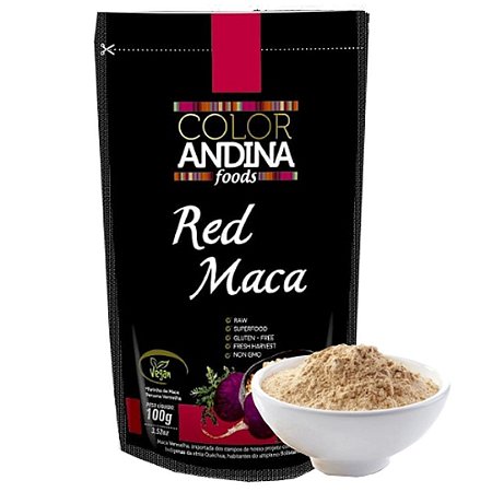 MACA VERMELHA EM PO 100g COLOR ANDINA